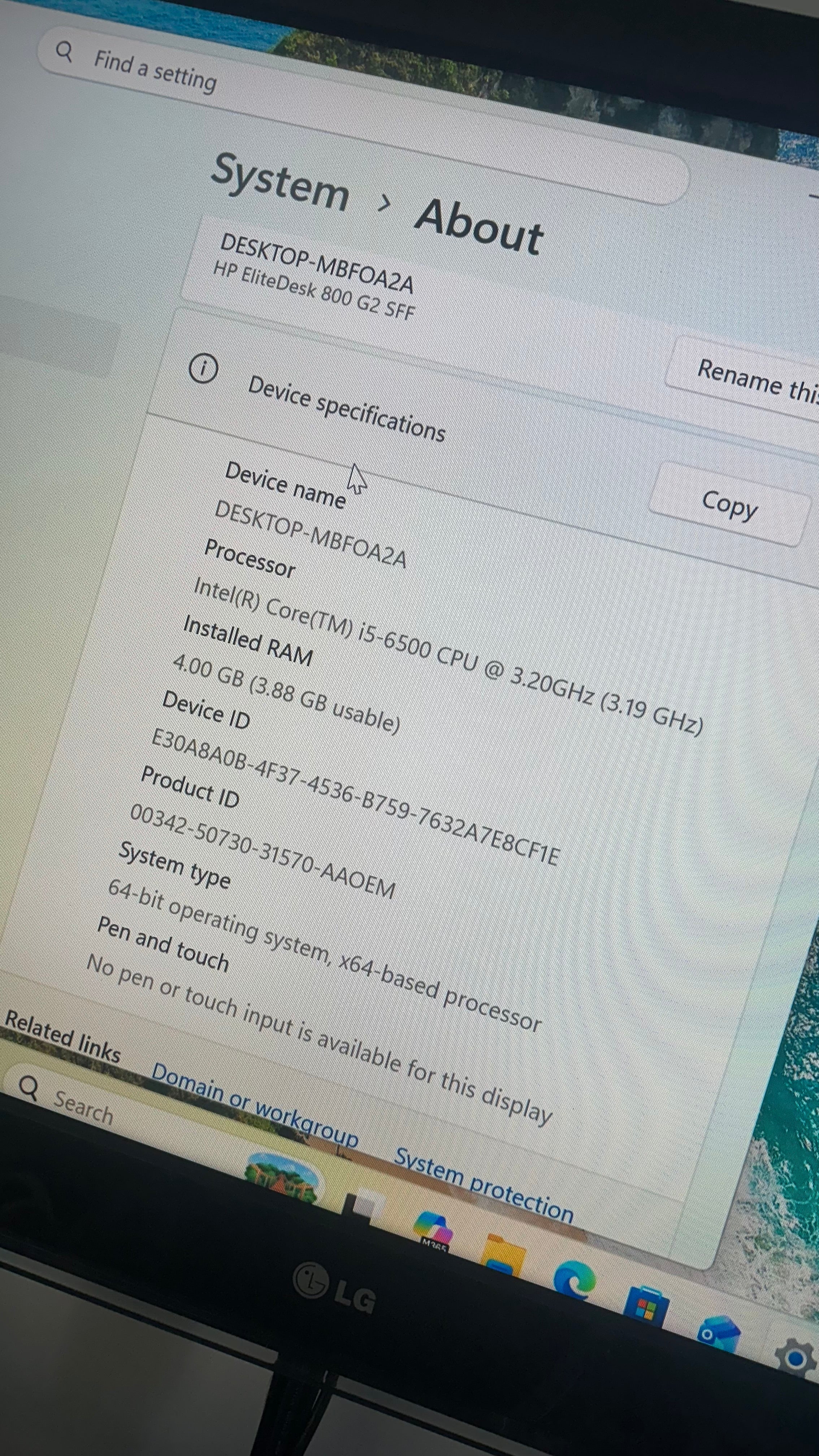 HP EliteDesk 800 G2 SFF