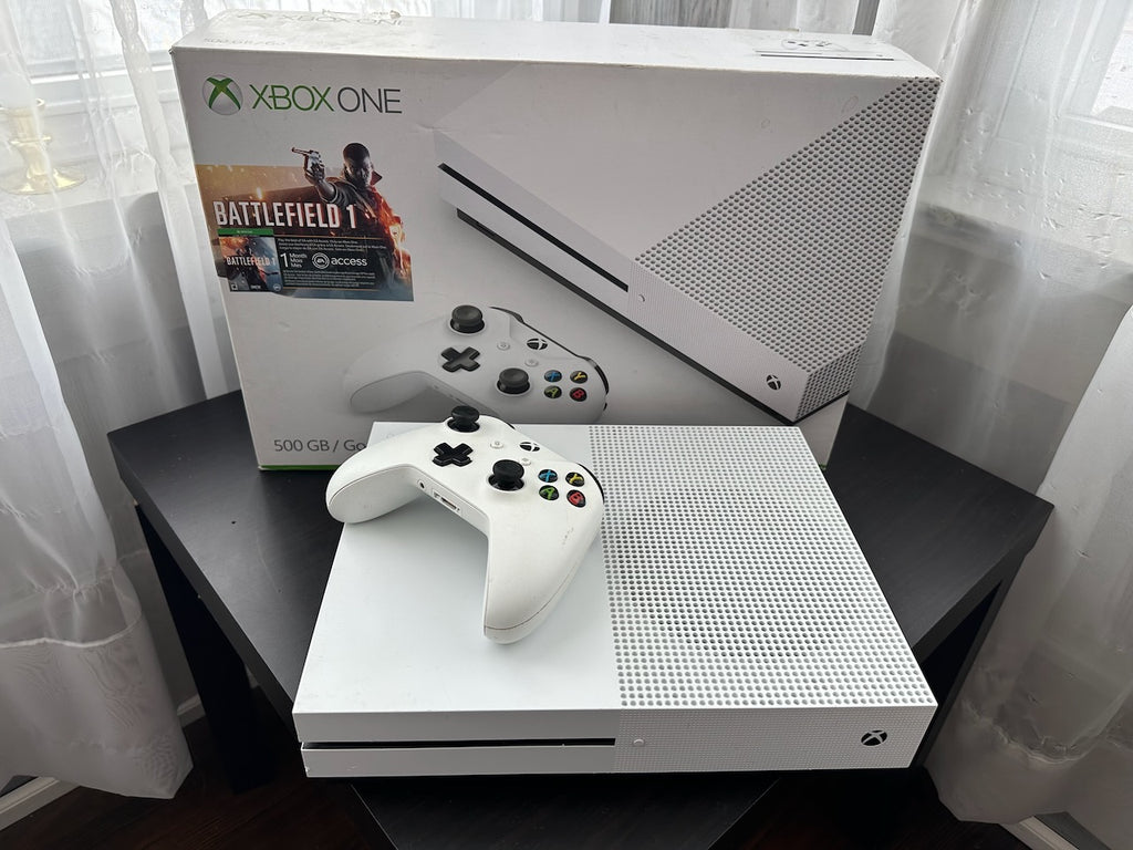 XBox One S 500GB with Game (complete in box, refurbished)