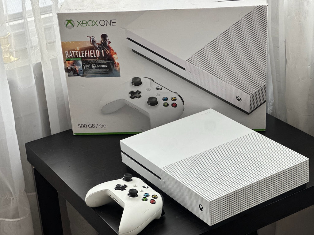 XBox One S 500GB with Game (complete in box, refurbished)