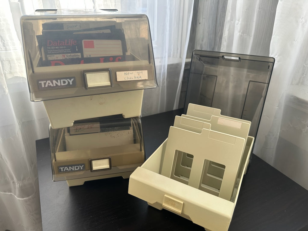 5.25" Floppy Disk Caddy (TANDY Branded)