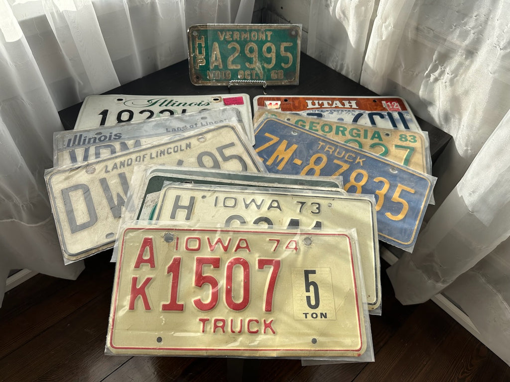 Vintage Automotive License Plate (1966-2022)
