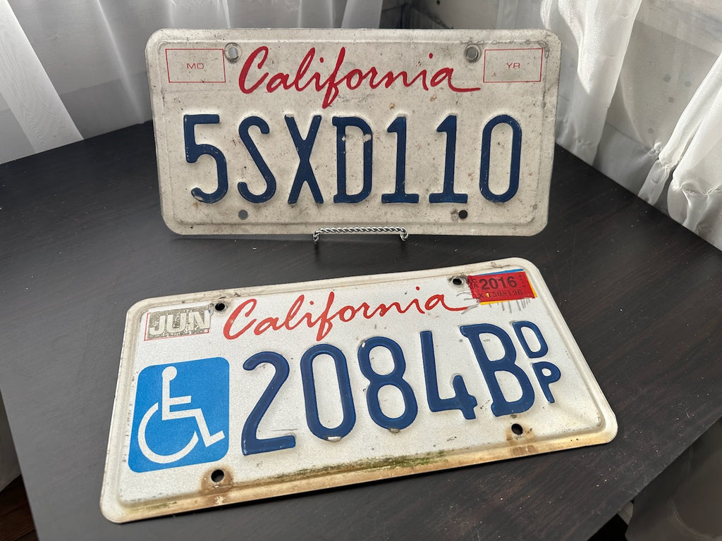 Vintage Automotive License Plate (1966-2022)
